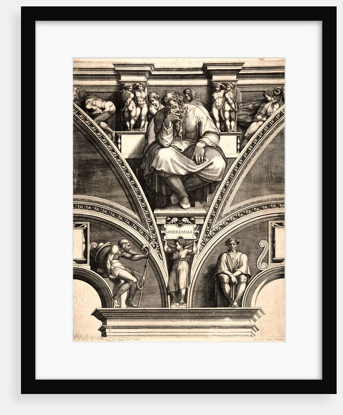 Jeremiah, ca. 1570-1573 by Giorgio Ghisi