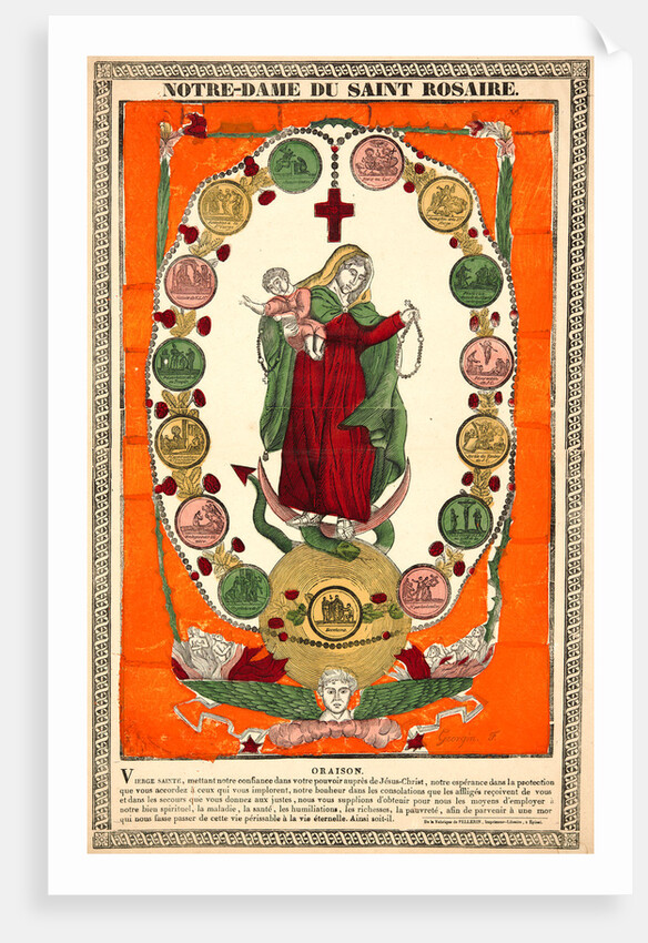 Notre Dame du Saint Rosaire, ca. 1875 by Franc¸ois Georgin