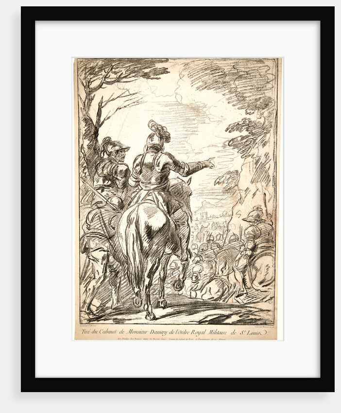 Cavalry at Rest, 1766 by Jean Charles François
