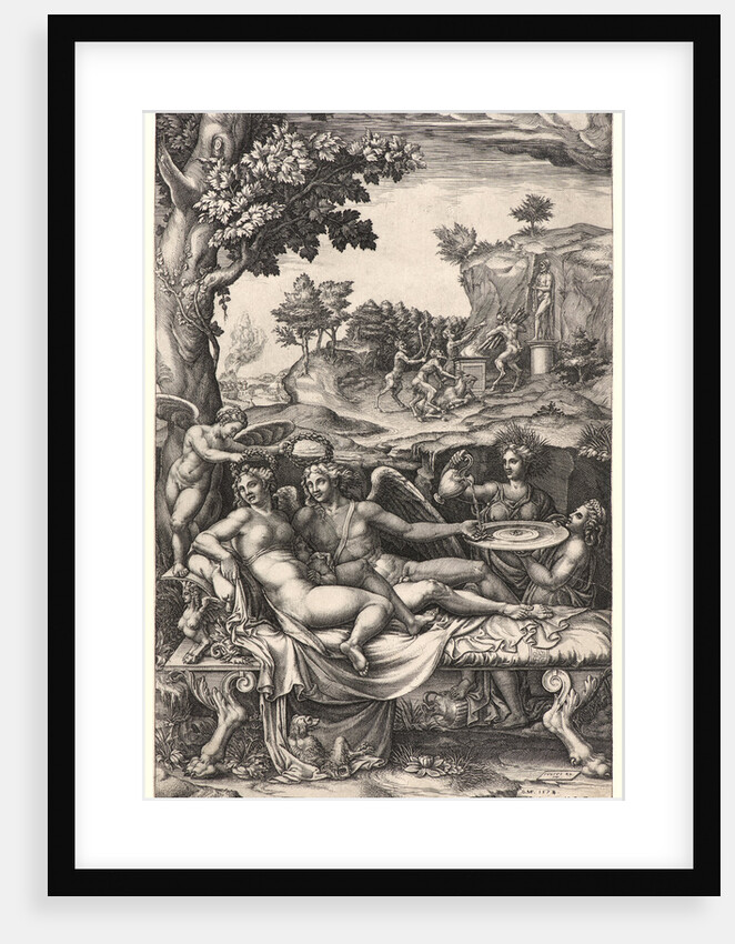 The Wedding of Cupid and Psyche, ca. 1573-1574 by Giorgio Ghisi