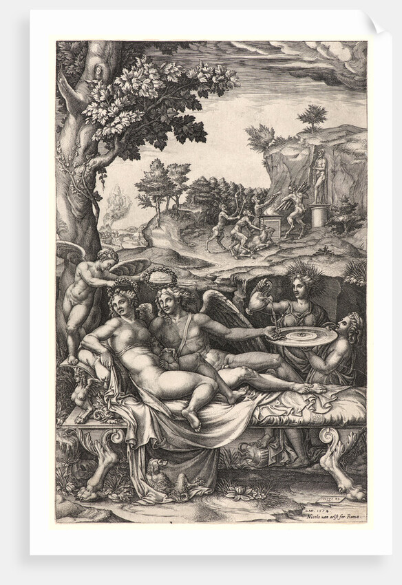 The Wedding of Cupid and Psyche, ca. 1573-1574 by Giorgio Ghisi