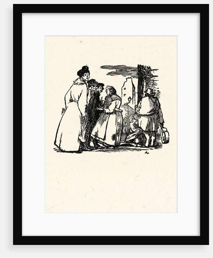 Image from La Bièvre, Les Gobelins, Saint-Séverin, ca. 1901 by Auguste Louis Lepère