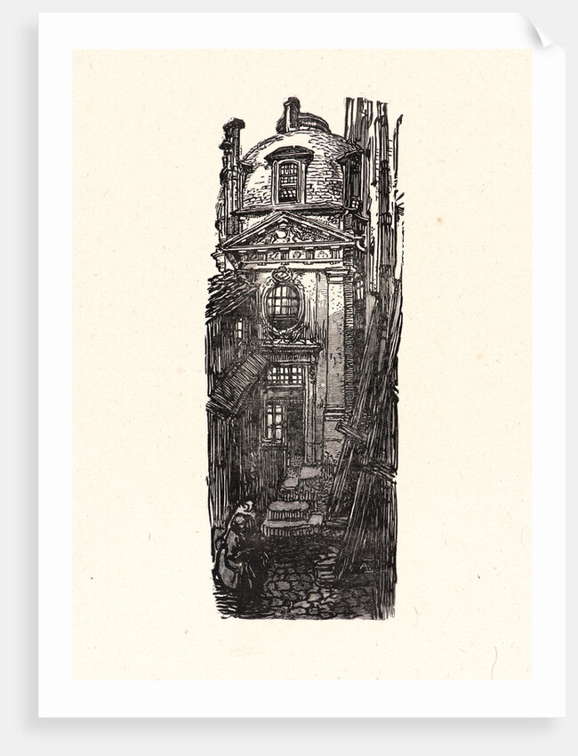 Image from La Bièvre, Les Gobelins, Saint-Séverin, ca. 1901 by Auguste Louis Lepère