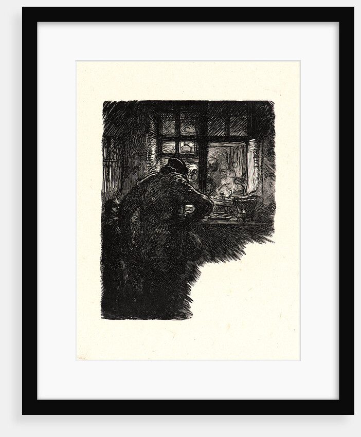Image from La Bièvre, Les Gobelins, Saint-Séverin, ca. 1901 by Auguste Louis Lepère