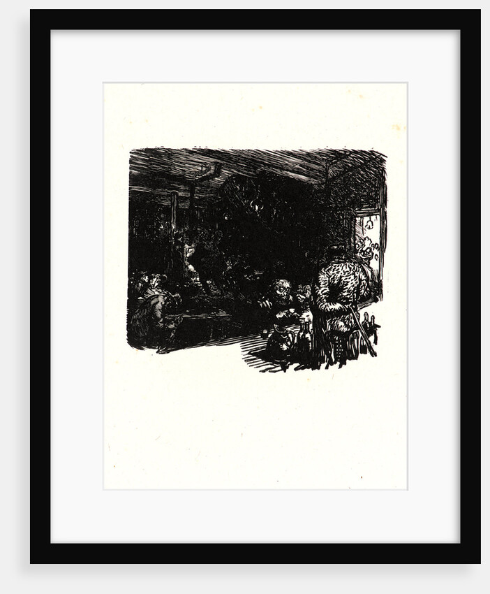 Image from La Bièvre, Les Gobelins, Saint-Séverin, ca. 1901 by Auguste Louis Lepère