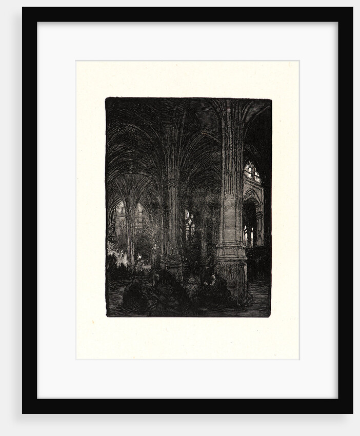 Image from La Bièvre, Les Gobelins, Saint-Séverin, ca. 1901 by Auguste Louis Lepère