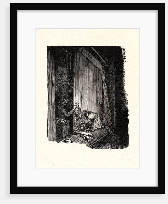 Image from La Bièvre, Les Gobelins, Saint-Séverin, ca. 1901 by Auguste Louis Lepère