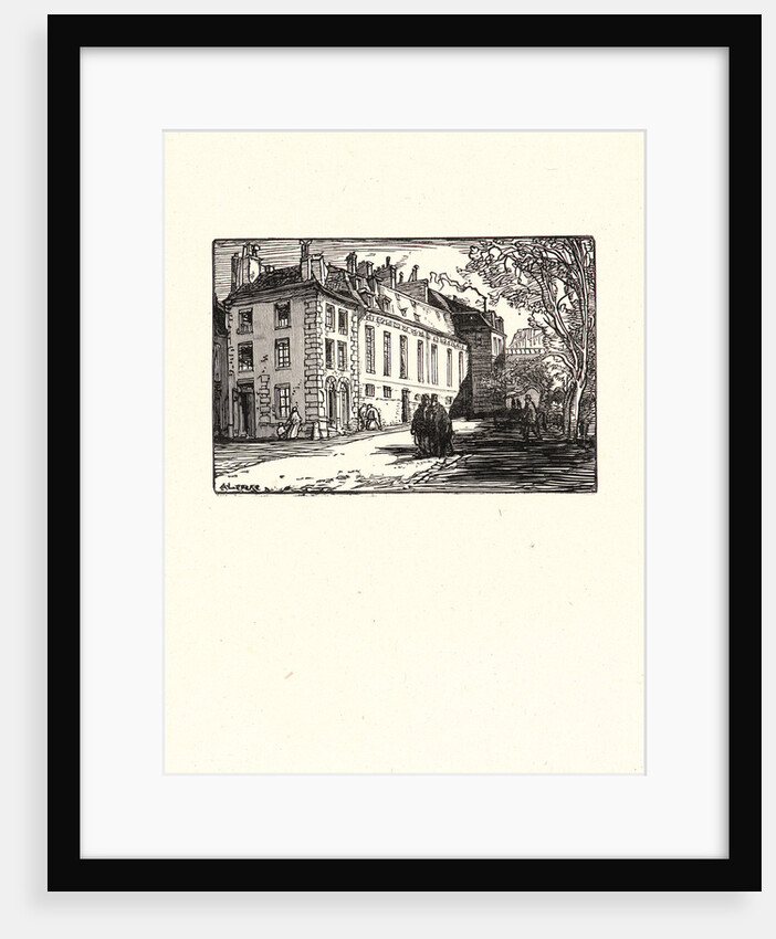 Image from La Bièvre, Les Gobelins, Saint-Séverin, ca. 1901 by Auguste Louis Lepère