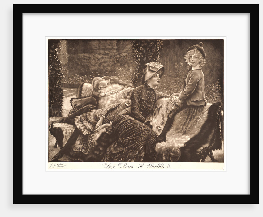 The Garden Bench (Le Banc de jardin), 1883 by James Tissot