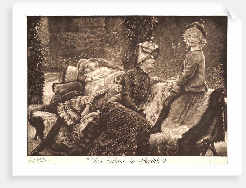 The Garden Bench (Le Banc de jardin), 1883 by James Tissot