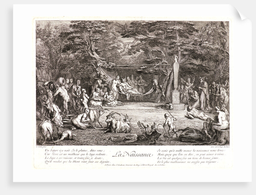 Birth (La Naissance), ca. 1718-1722 by Claude Gillot and Jean Audran