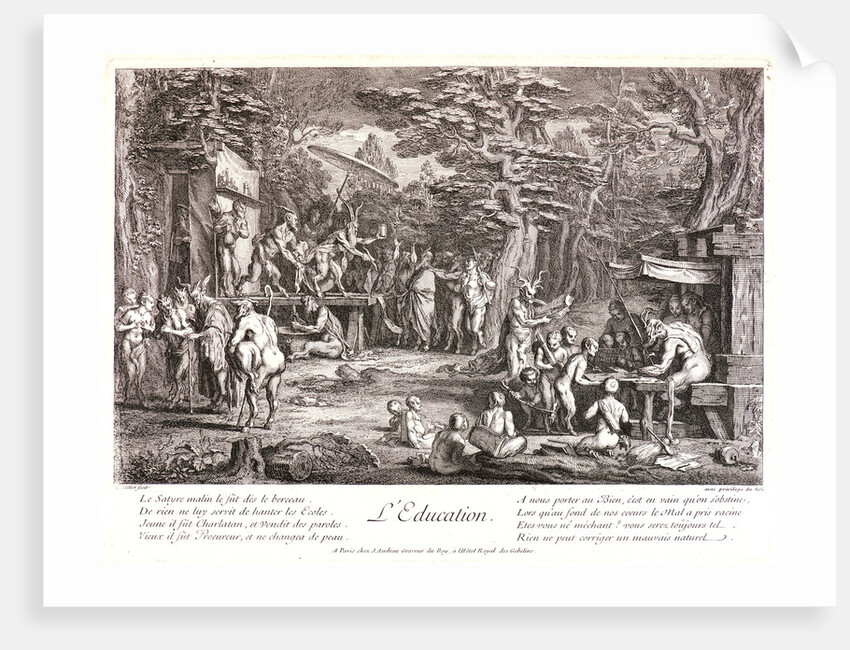 Birth (La Naissance), ca. 1718-1722 by Claude Gillot and Jean Audran