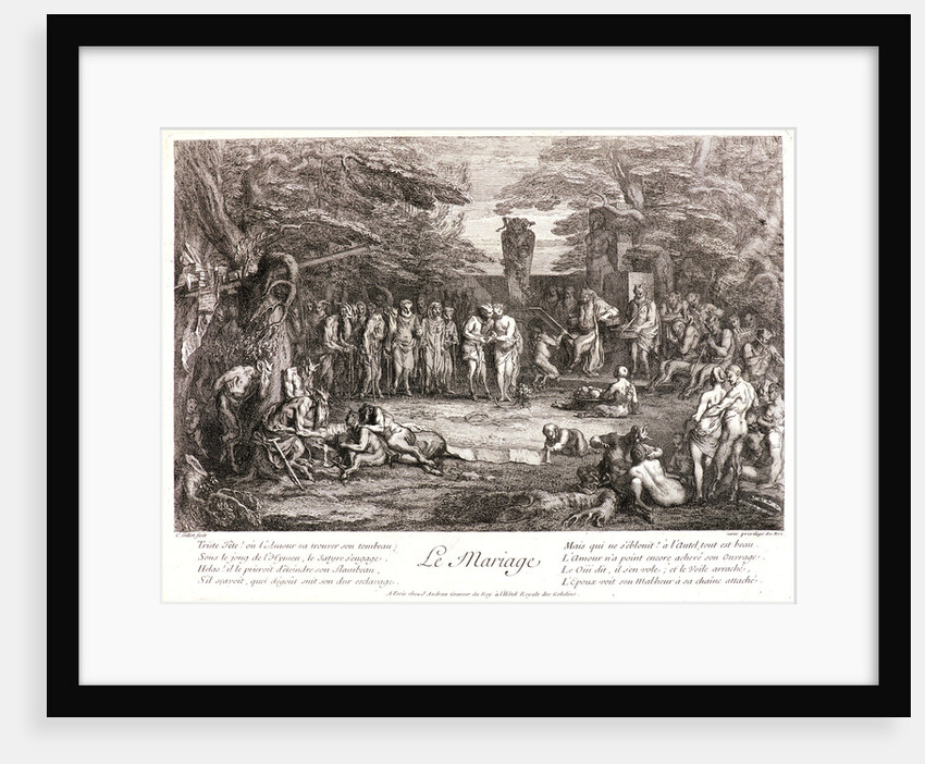 Birth (La Naissance), ca. 1718-1722 by Claude Gillot and Jean Audran
