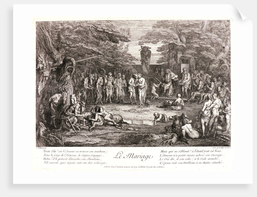 Birth (La Naissance), ca. 1718-1722 by Claude Gillot and Jean Audran