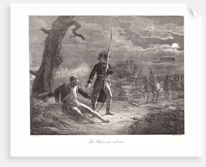 The Sleeping Sentry (La Sentinelle endormi´), ca. 1828-1836 by Francisque-Martin-François Grenier de Saint-Martin