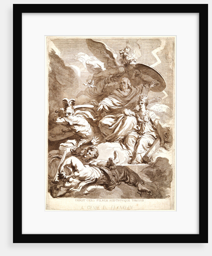 To the Genius of Franklin (Au Génie de Franklin), 1778 by Marguerite Gérard