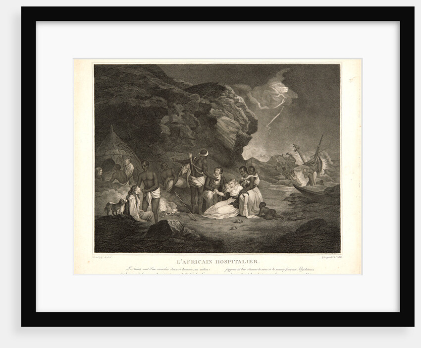 African Hospitality (L'African hospitalier), ca. 1794-1795 by Rolle