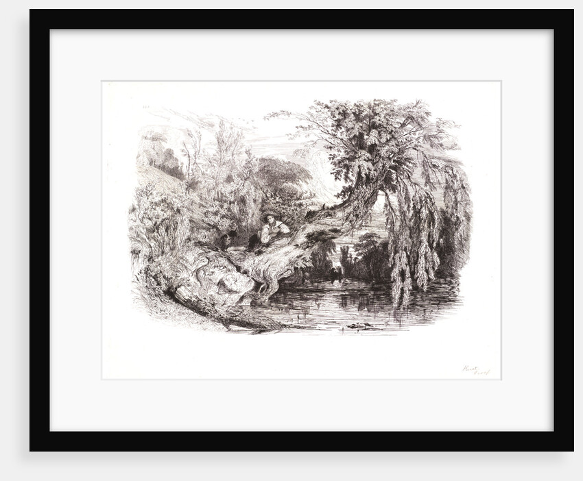 The Poacher (Le Braconnier), 1834 by Paul Huet