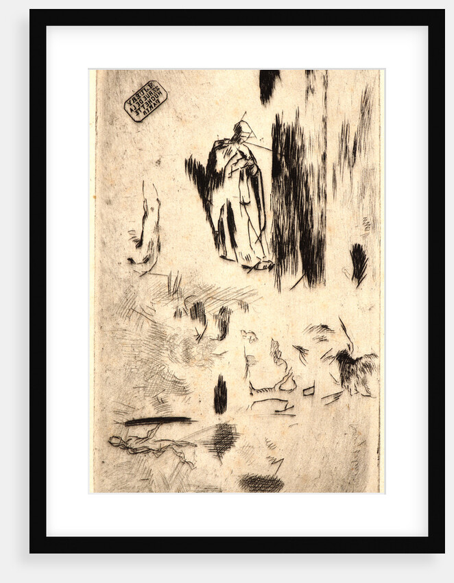 Plate of Sketches (La Plancheaux Croquis), ca. 1848 by Jean-François Millet