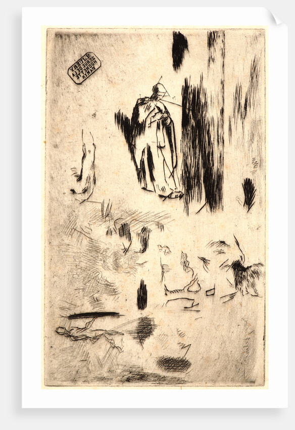 Plate of Sketches (La Plancheaux Croquis), ca. 1848 by Jean-François Millet