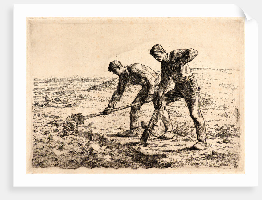 The Diggers (Les Bêcheurs), ca. 1856 by Jean-François Millet