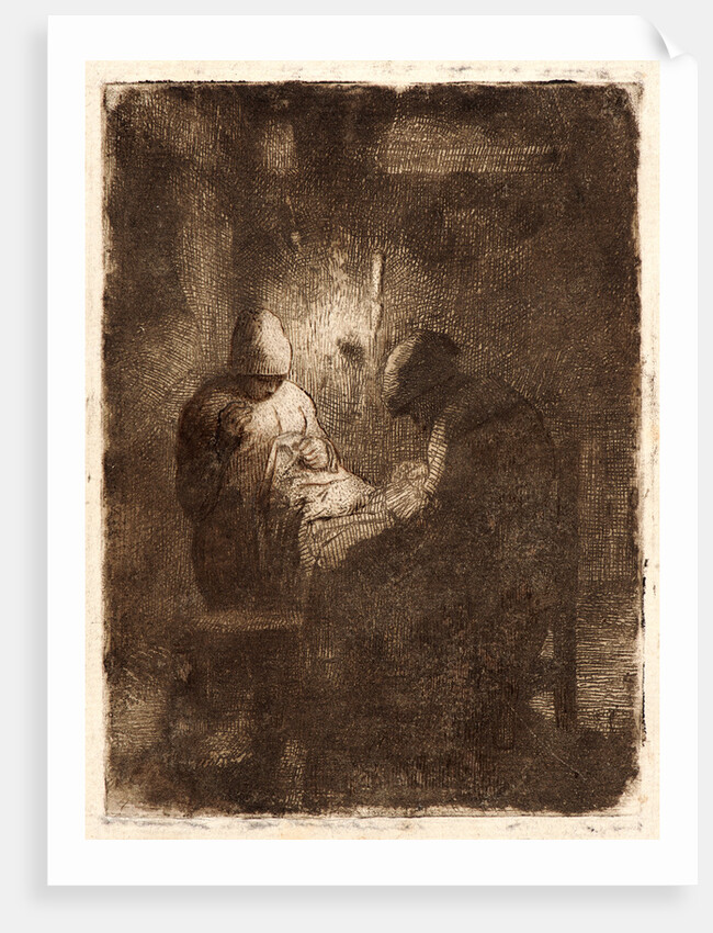 The Watchers (La Veillée), ca. 1855- 1856 by Jean-François Millet