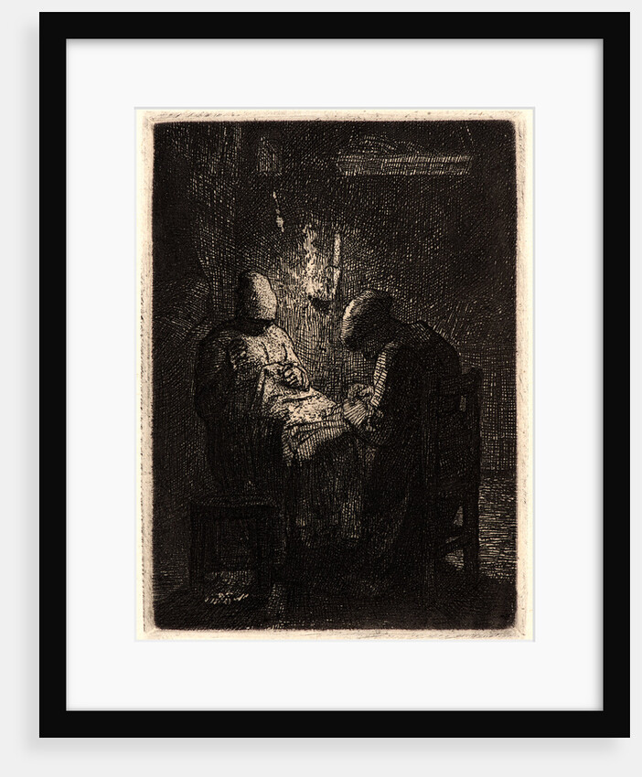 The Watchers (La Veillée), ca. 1855- 1856 by Jean-François Millet