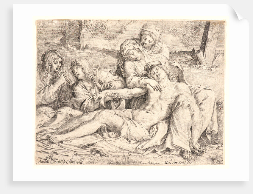 Lamentation—Christ of Caprarola, 1597 by Annibale Carracci
