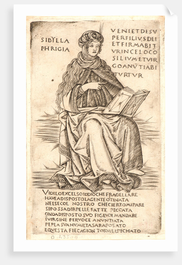 The Phrygian Sybil, after 1470 by Anonymous