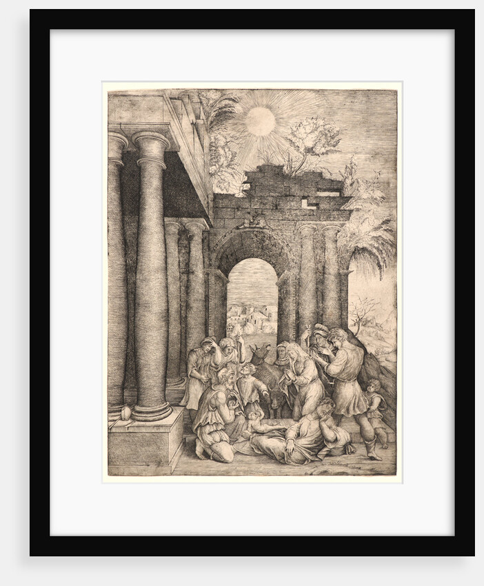 Adoration of the Shepherds, before 1551 by Master H. F. E.