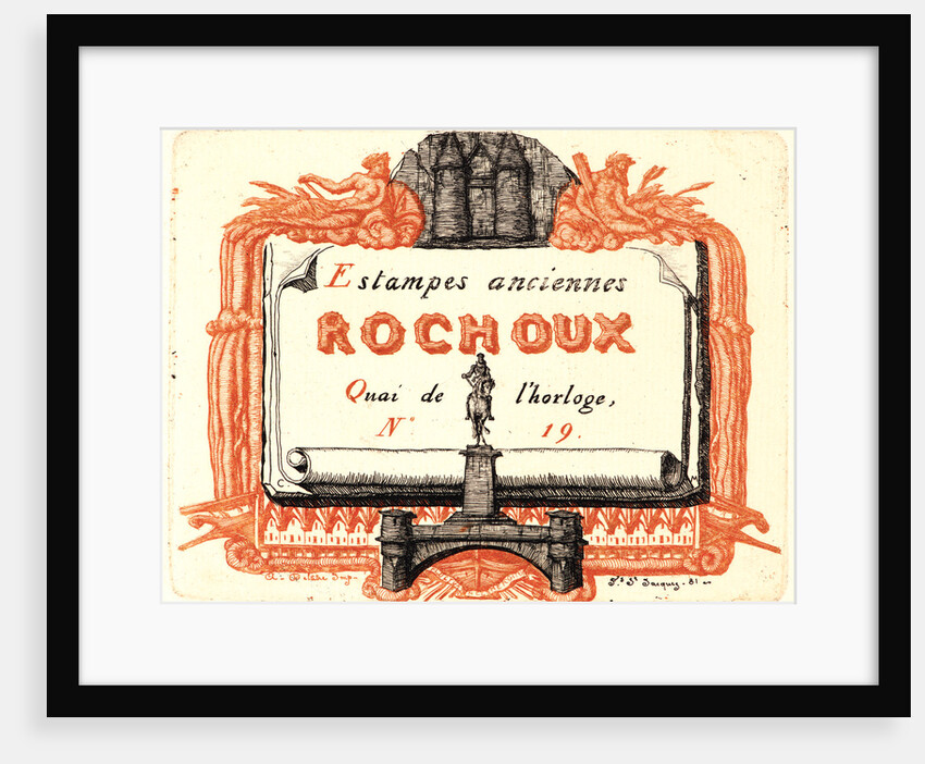 Adresse de Rochoux, 19th century by Charles Meryon