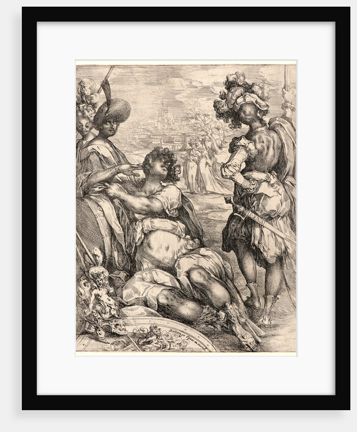 Military Figures outside a City, ca. 1615 by Jacques Bellange
