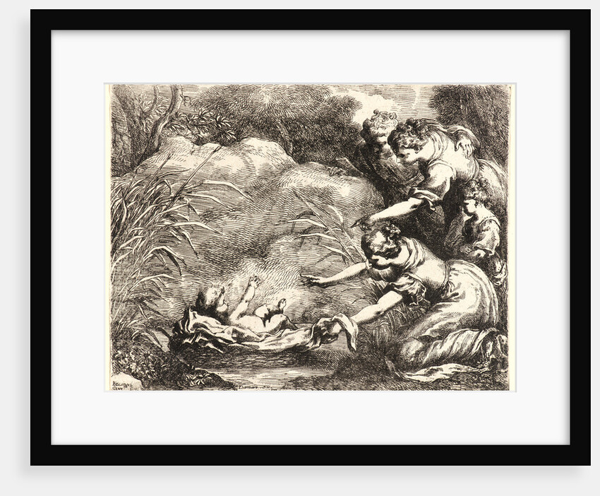 The Finding of Moses, 17th century by Bartolomeo Biscaino