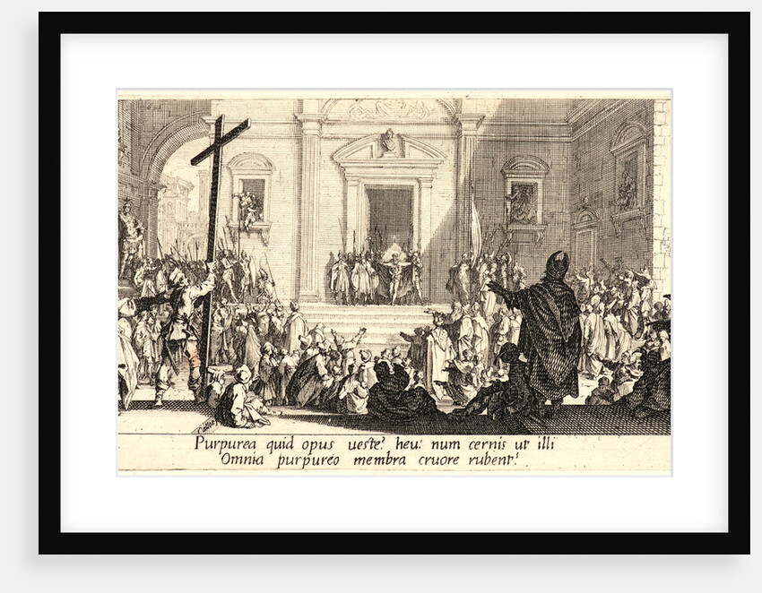Christ Presented to the People (La présentation au Peuple), 1618 by Jacques Callot