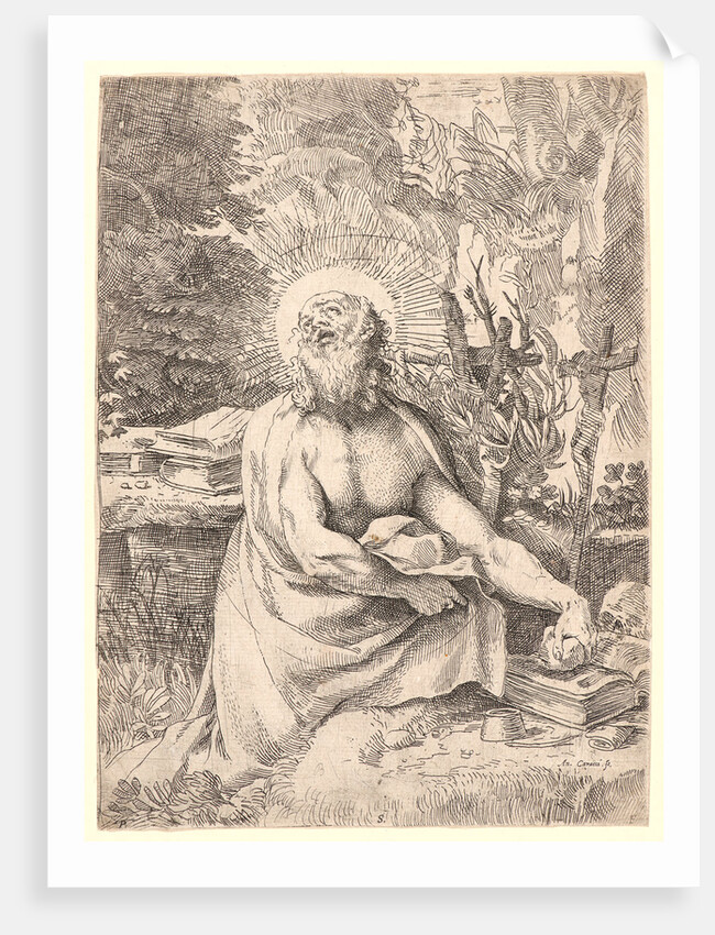 St. Jerome in the Wilderness, ca. 1591 by Annibale Carracci