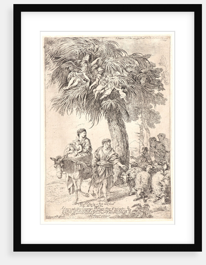 Flight into Egypt, ca. 1648 by Giovanni Benedetto Castiglione