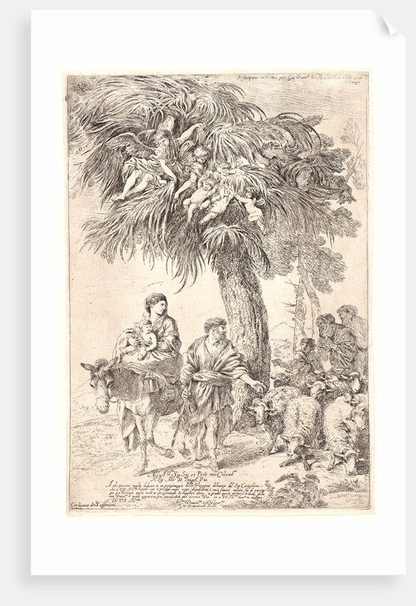 Flight into Egypt, ca. 1648 by Giovanni Benedetto Castiglione