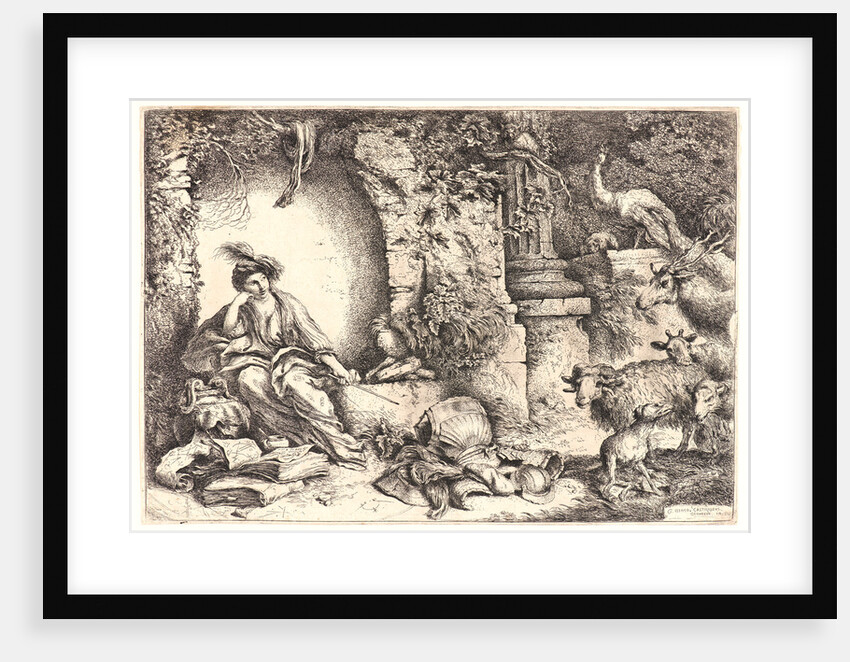 Melancholia (Circe), 17th century by Giovanni Benedetto Castiglione