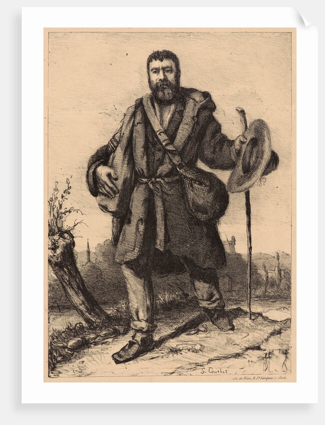 Jean Journet on His Way to Conquer the World, ca. 1850 by Gustave Courbet