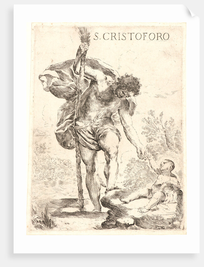 St. Christopher, ca. 1650 by Francesco Amato