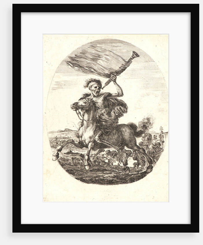 La Mort a cheval, 1648 by Stefano Della Bella