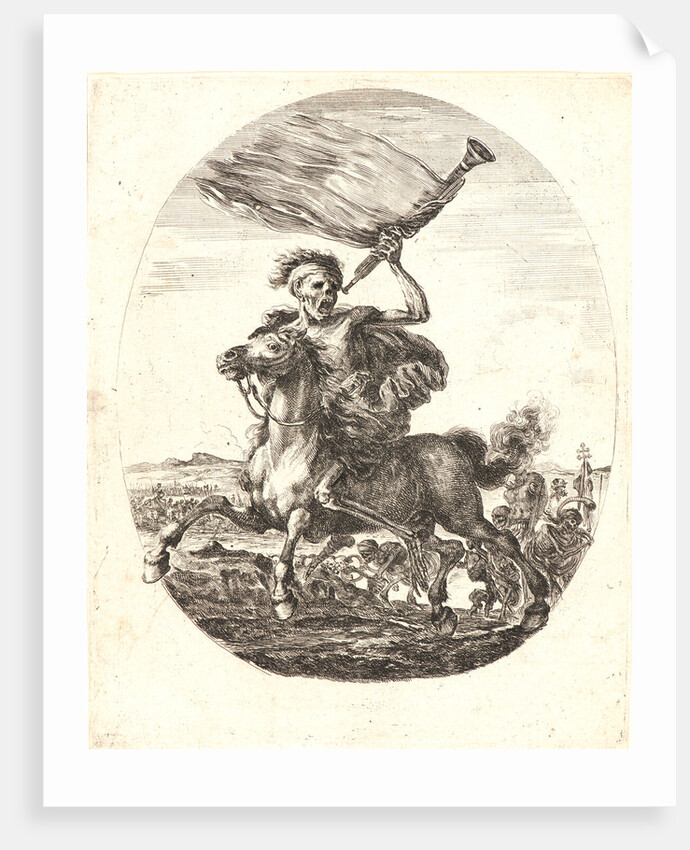 La Mort a cheval, 1648 by Stefano Della Bella