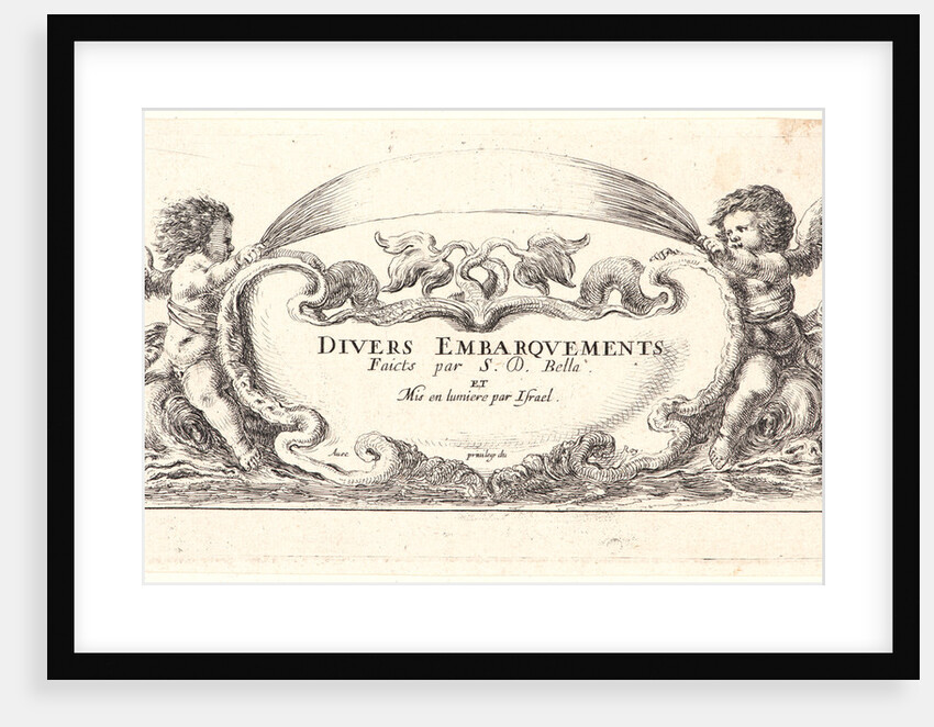 Frontispiece for Divers Embarquements, 1644 by Stefano Della Bella