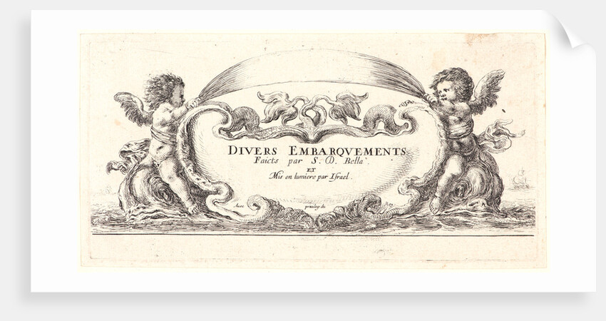 Frontispiece for Divers Embarquements, 1644 by Stefano Della Bella