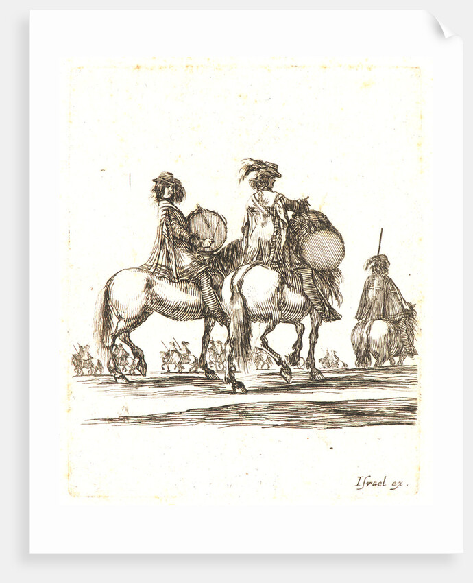 Deux tambours de mousquetaires, 1642-1645 by Stefano Della Bella