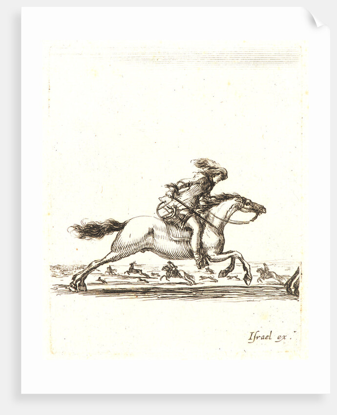Cavalier, l'epee a la main, 1642-1645 by Stefano Della Bella