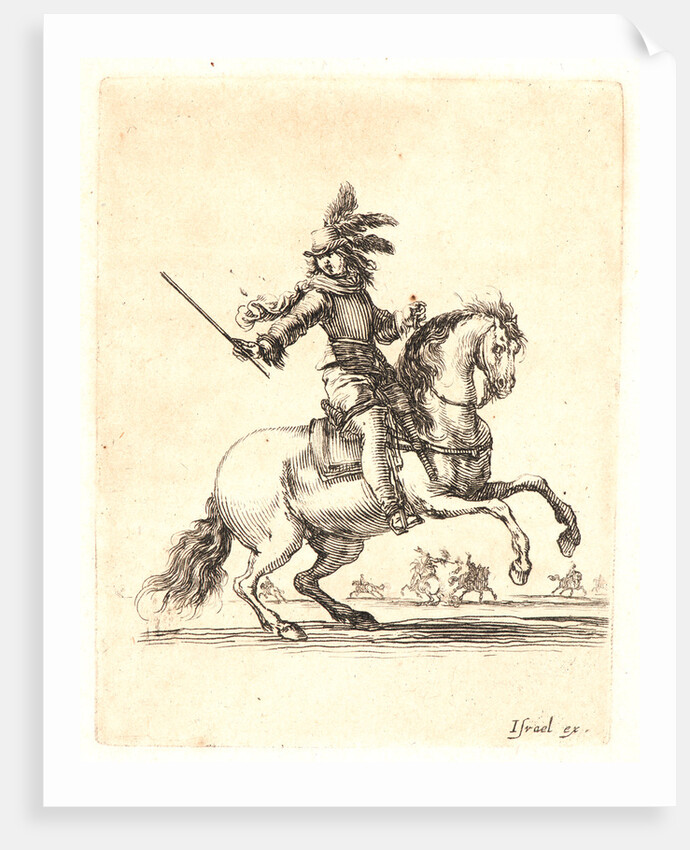 Commandant à cheval, 1642-1645 by Stefano Della Bella