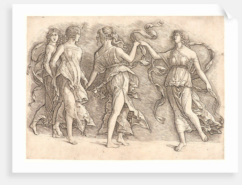 Four Dancing Muses, ca. 1497 by Premier Engraver