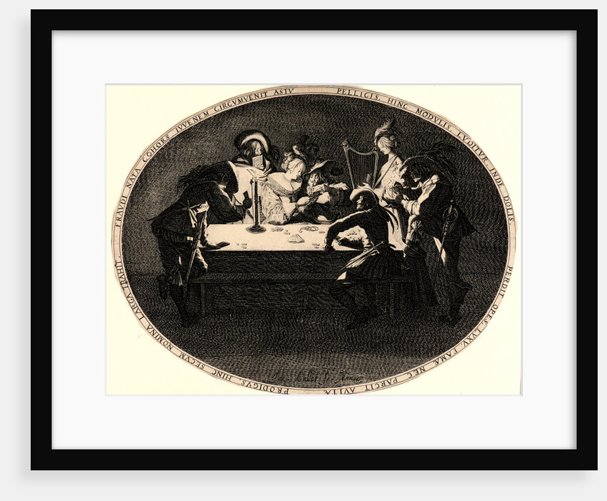 The Prodigal Son Being Cheated at Cards (Le Brélan), 17th century by Jacques Callot