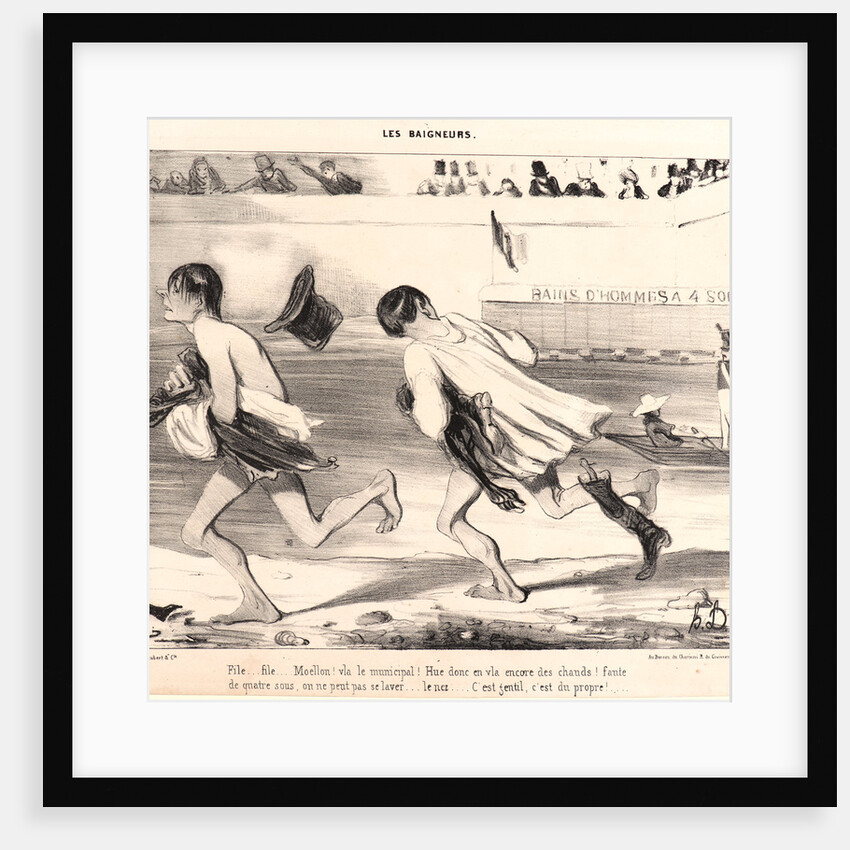 File...Moellon! via le municipal!.., 1839 by Honoré Daumier